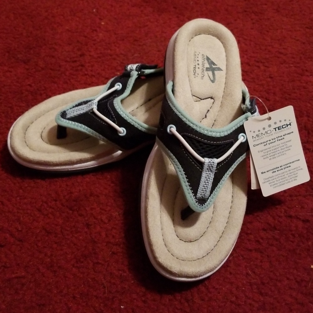 Memory foam sandals